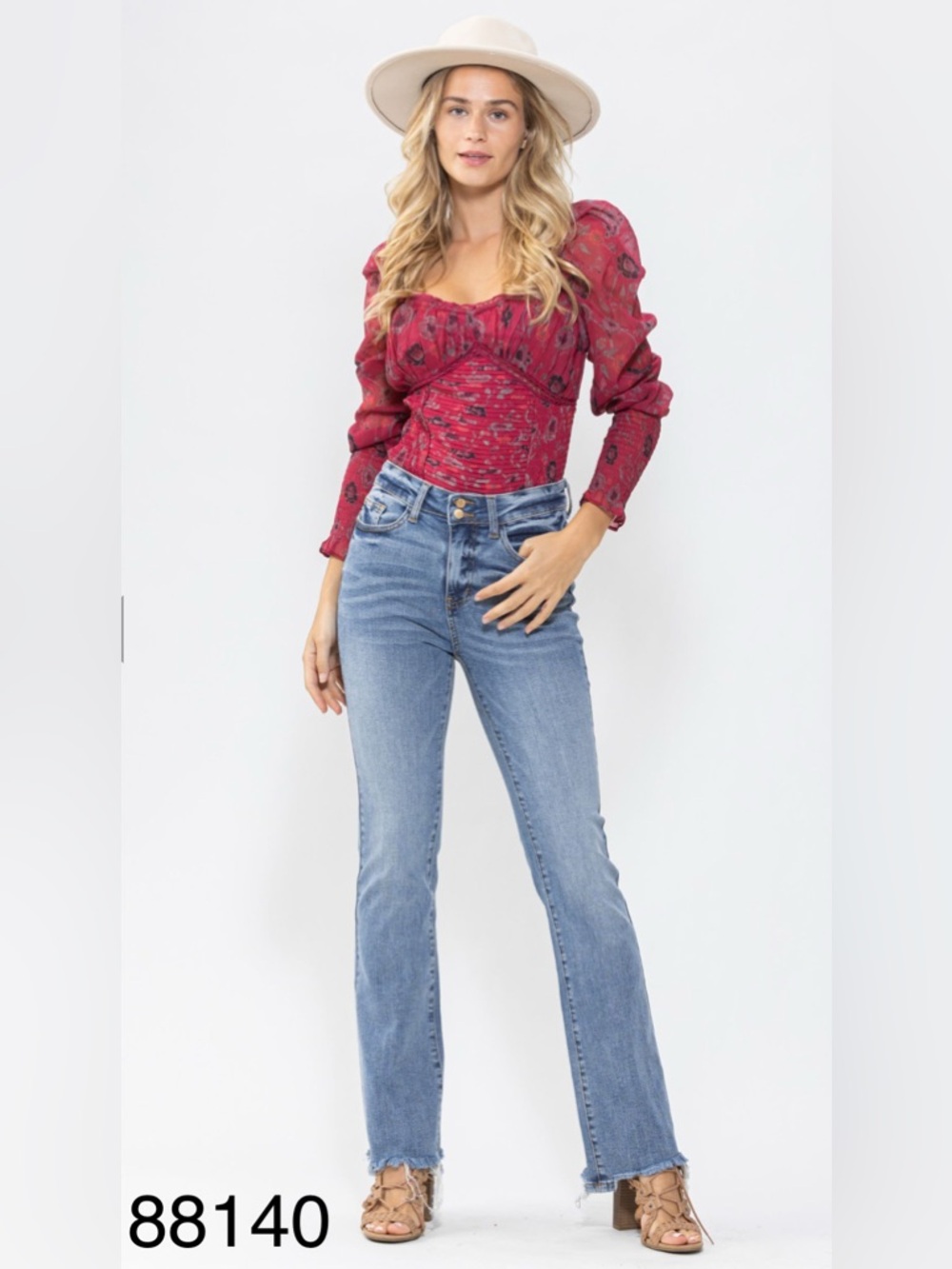 Judy Blue high waist double button boot cut